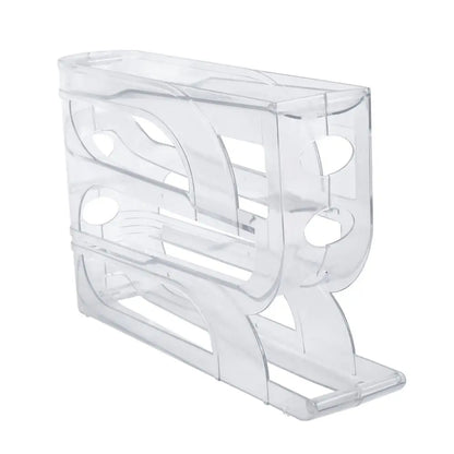 Automatic Rolling Egg Storage Box Organizer
