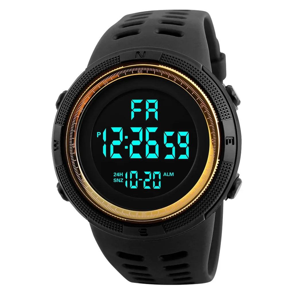 Military Men Sports Wristwatch Multifunction Men's Digital Watches Waterproof Clock Student Electronic Watch for man