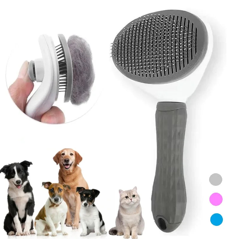 Cleaning Pet Grooming Brush