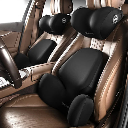 Update Car Lumbar Support Pillow Auto Neck Pillow Universal Vehicle Cushion
