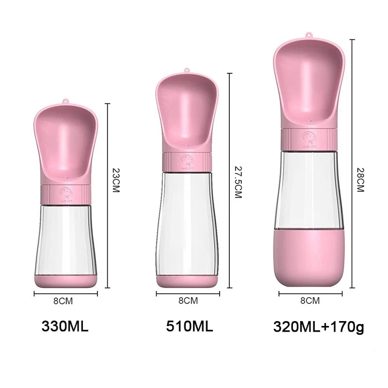 Portable Dog Water Bottle and Food Bowl