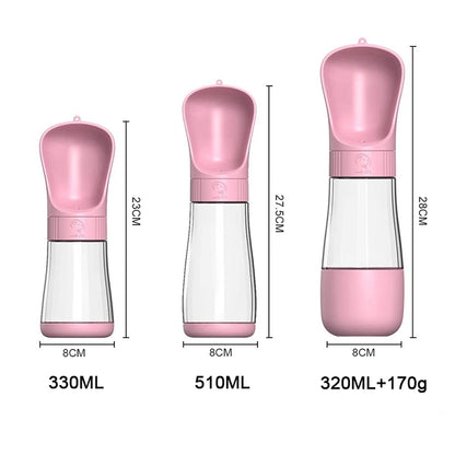 Portable Dog Water Bottle and Food Bowl