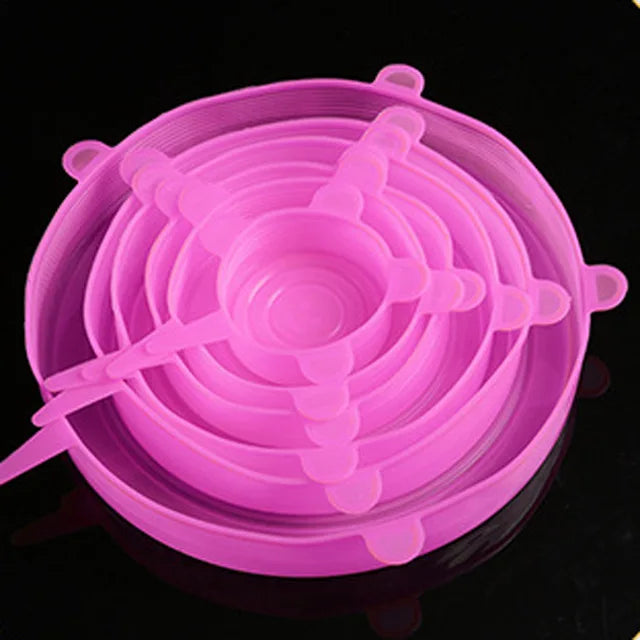 Reusable Silicone Stretch Lids for Bowls