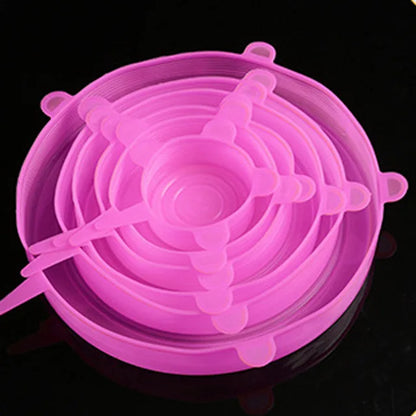 Reusable Silicone Stretch Lids for Bowls