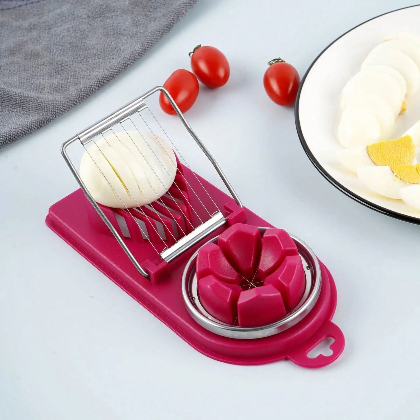 2-in-1 Stainless Steel Egg Slicer