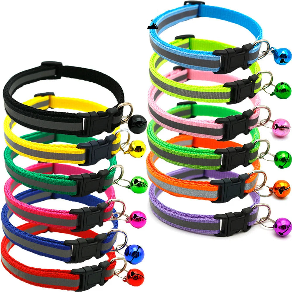 2Pcs Reflective Collars for Cats and Dogs