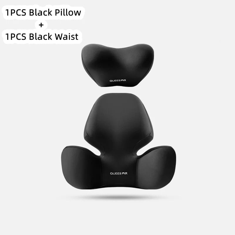 Update Car Lumbar Support Pillow Auto Neck Pillow Universal Vehicle Cushion