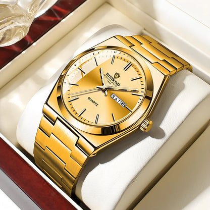 UTHAI Men Watch Light Luxury Brand Stainless Steel