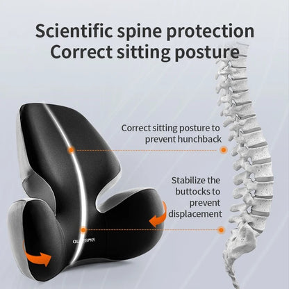 Update Car Lumbar Support Pillow Auto Neck Pillow Universal Vehicle Cushion