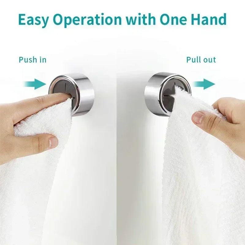 Self Adhesive Towel Plug Holder Wall Mounted Towel Hooks