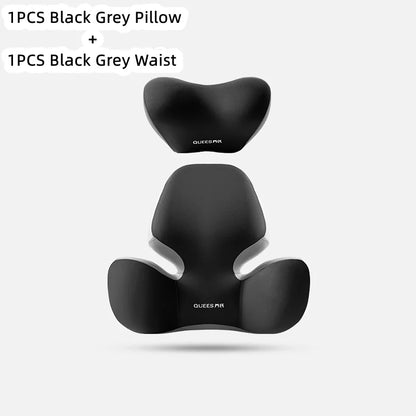 Update Car Lumbar Support Pillow Auto Neck Pillow Universal Vehicle Cushion