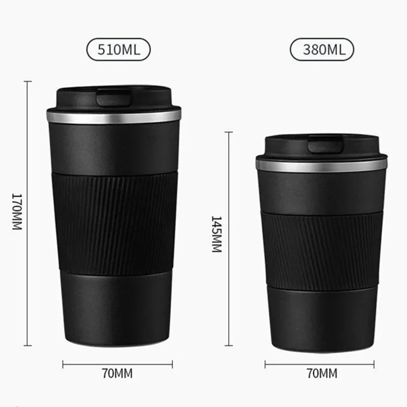 380ml 510ml Stainless Steel Coffee Cup Thermal