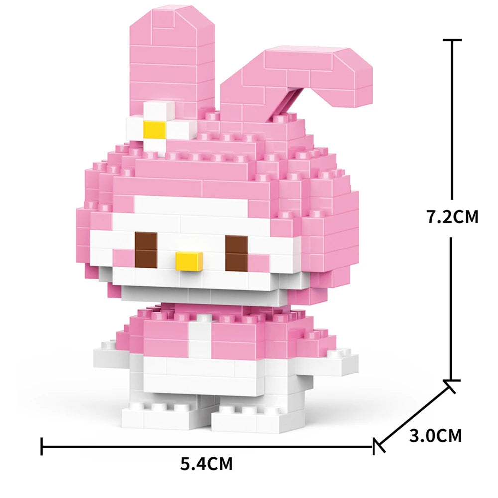 Cute Cinnamoroll DIY Block Toy Gift