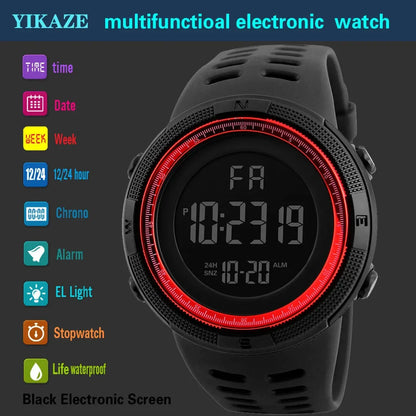 Military Men Sports Wristwatch Multifunction Men's Digital Watches Waterproof Clock Student Electronic Watch for man