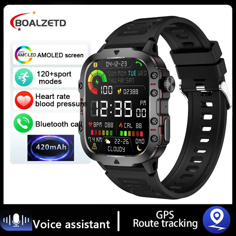Waterproof Smartwatch with Health Monitoring