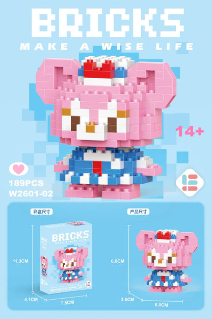 Cartoon Building Block Toys for Kids