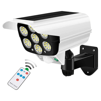 Outdoor Motion Sensor Solar Lights Security Camera for Porch Garden Patio