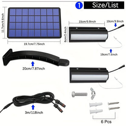 Indoor Outdoor Solar Powered Pendant Light