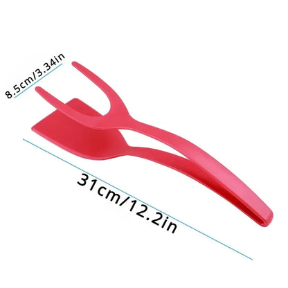 2-in-1 Spatula Tongs for Cooking