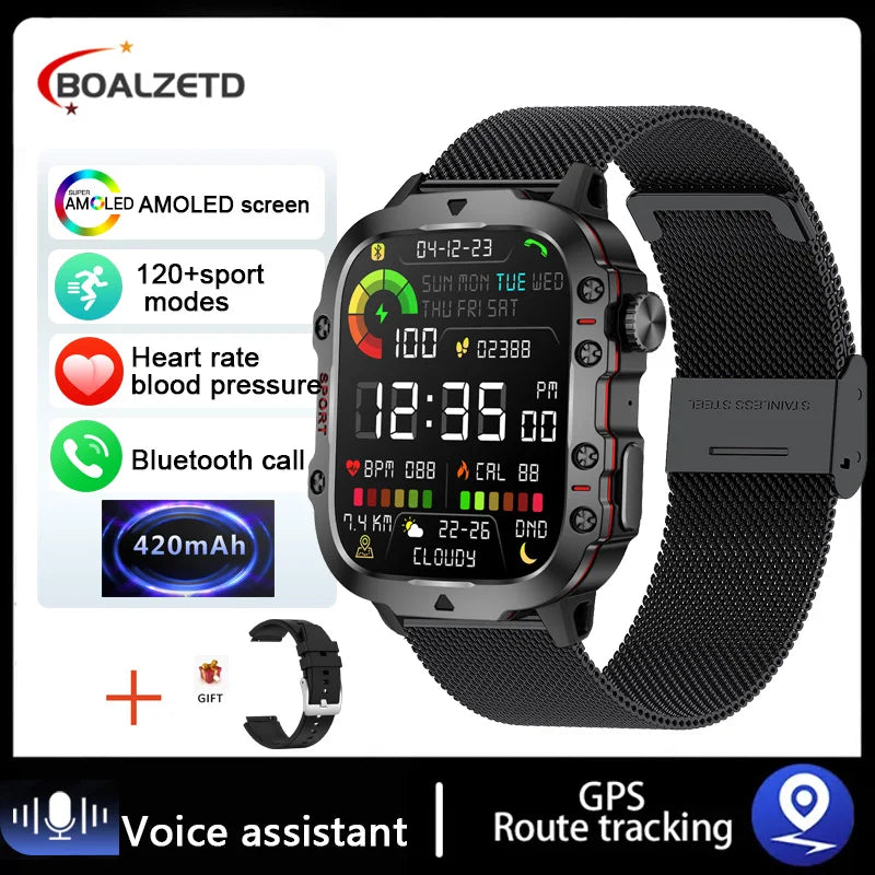 Waterproof Smartwatch with Health Monitoring