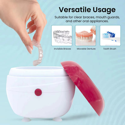 Automatic Denture Cleaner Case with Filter