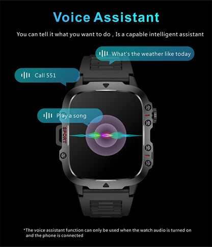 Waterproof Smartwatch with Health Monitoring