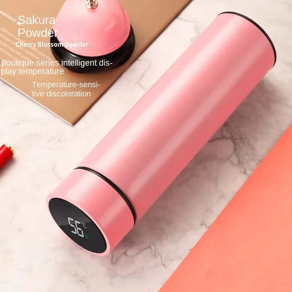 304 stainless steel thermos cup smart display vacuum water cup