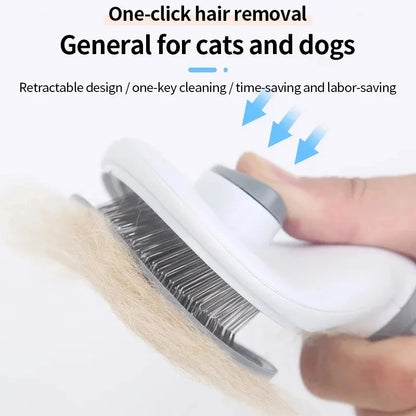 Cleaning Pet Grooming Brush