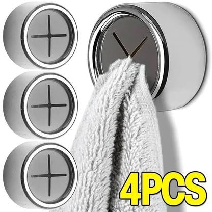 Self Adhesive Towel Plug Holder Wall Mounted Towel Hooks