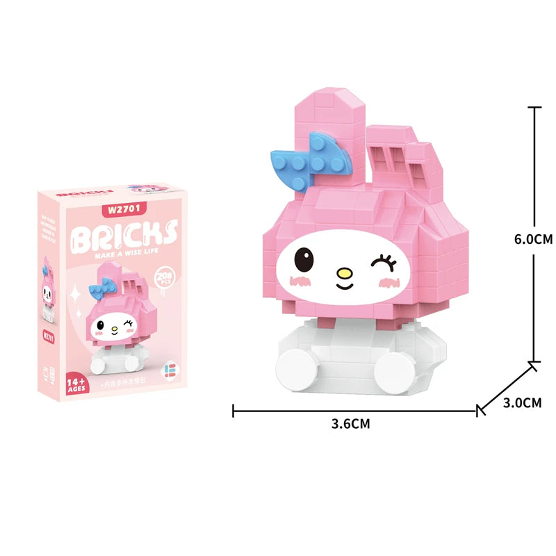 Cute Cinnamoroll DIY Block Toy Gift