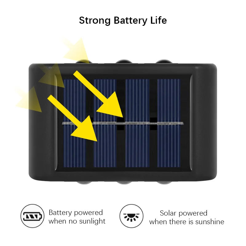 Outdoor Solar Wall Lamp