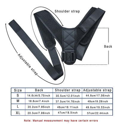 Adjustable Back Posture Corrector for Adults