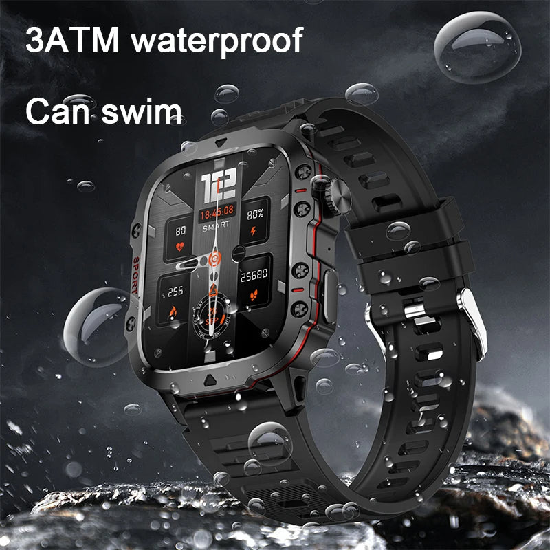 Waterproof Smartwatch with Health Monitoring