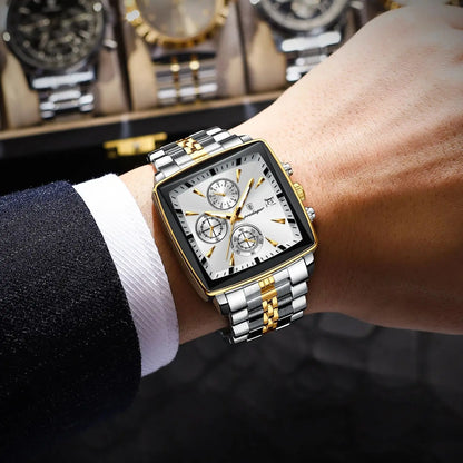 POEDAGAR Luxury Square Sport Man