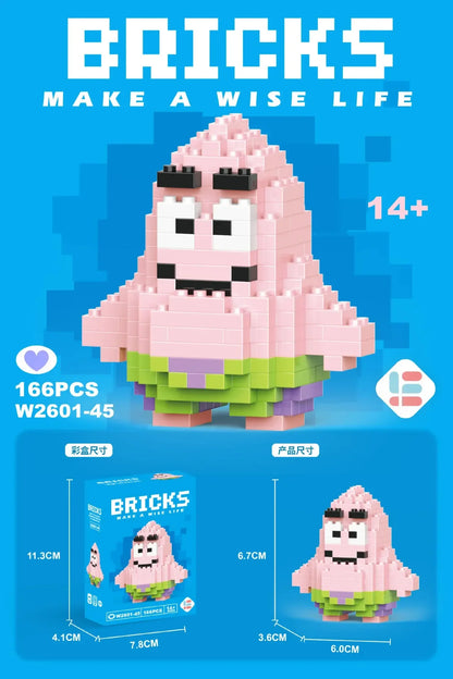 Cartoon Building Block Toys for Kids