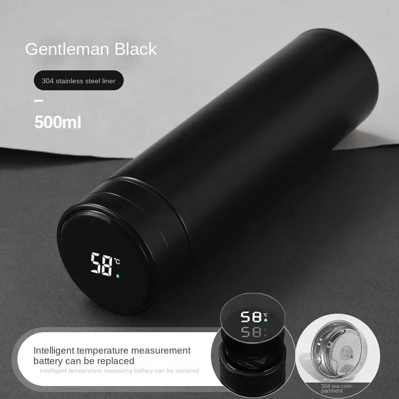 304 stainless steel thermos cup smart display vacuum water cup