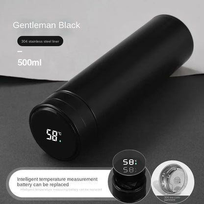 304 stainless steel thermos cup smart display vacuum water cup