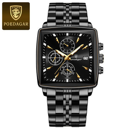 POEDAGAR Luxury Square Sport Man
