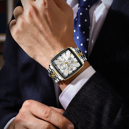POEDAGAR Luxury Square Sport Man