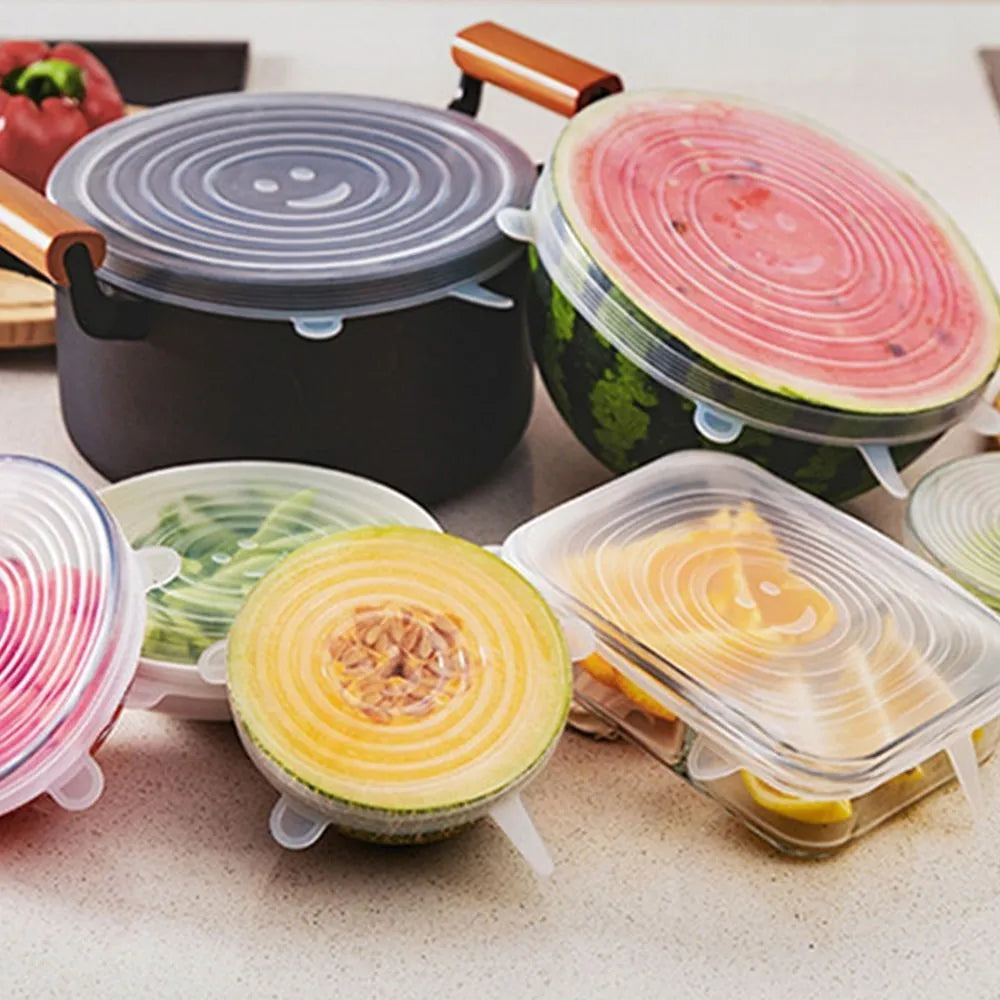 Reusable Silicone Stretch Lids for Bowls