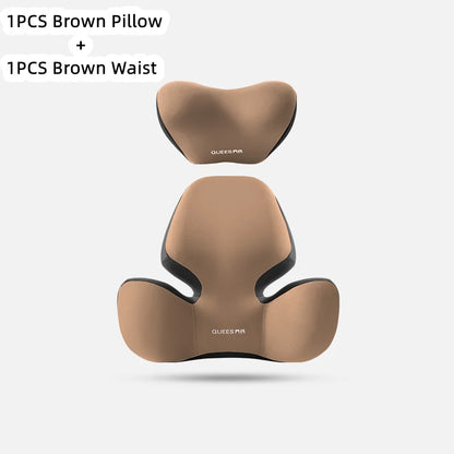 Update Car Lumbar Support Pillow Auto Neck Pillow Universal Vehicle Cushion