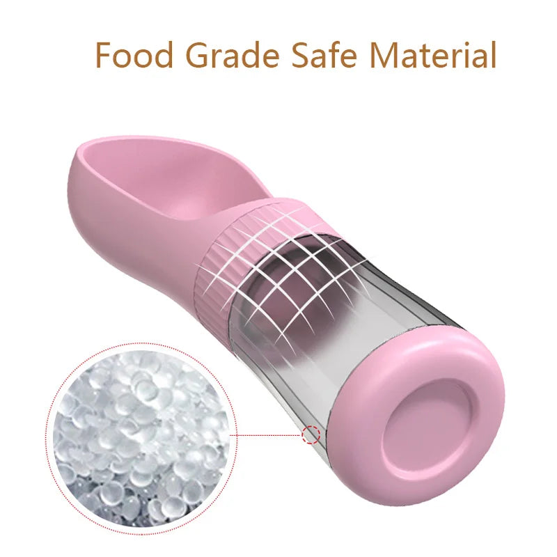 Pet 2-in-1 Portable Dog Water Bottle and Food Container