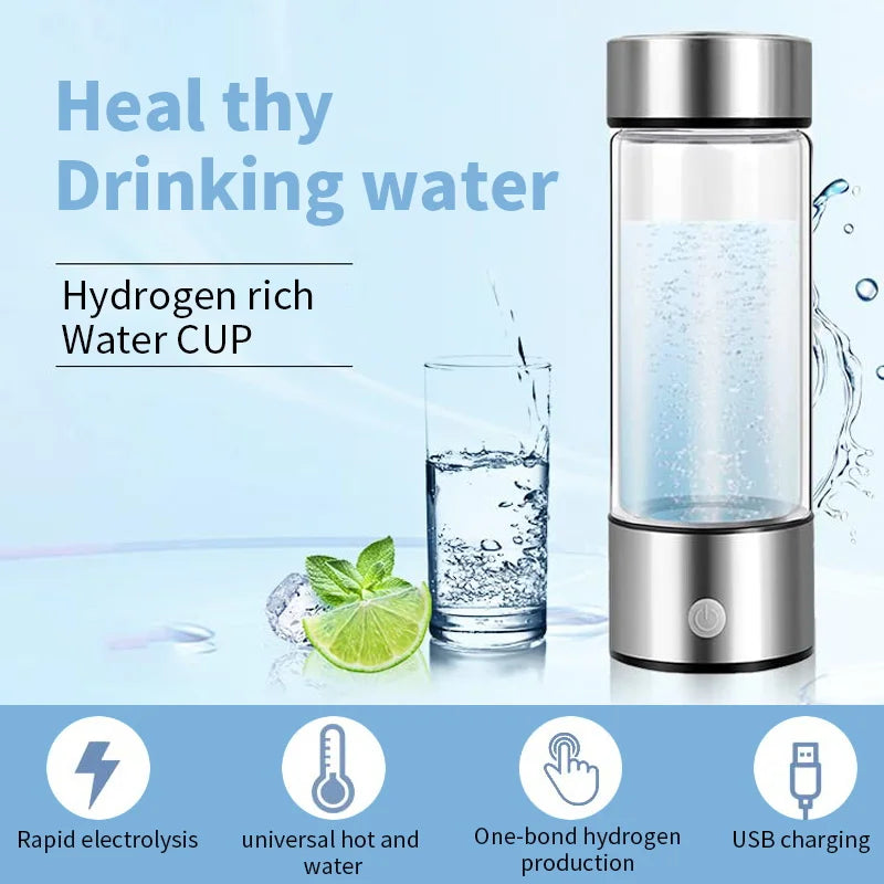Hydrogen-Rich Water Generator Bottle