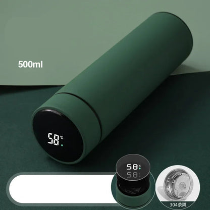304 stainless steel thermos cup smart display vacuum water cup