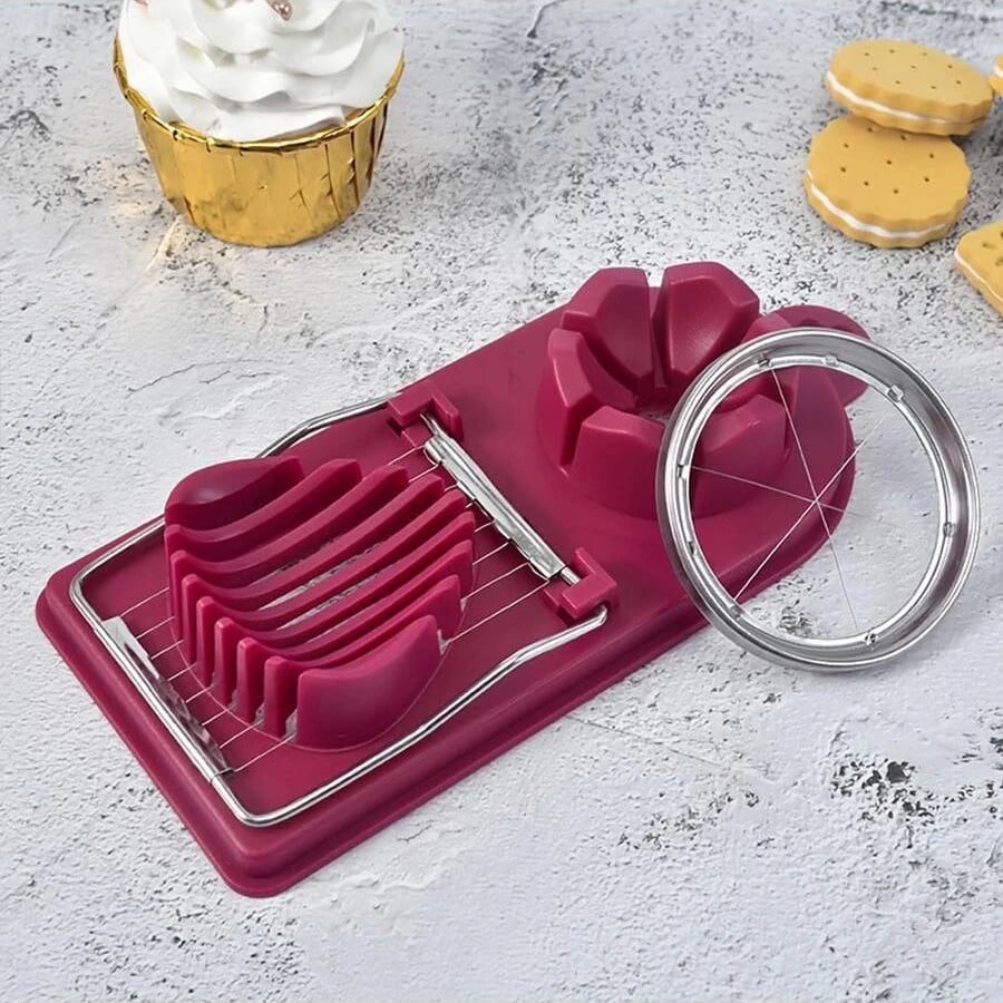 2-in-1 Stainless Steel Egg Slicer