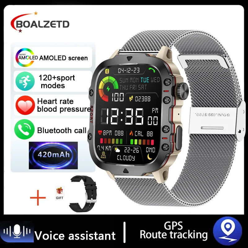 Waterproof Smartwatch with Health Monitoring