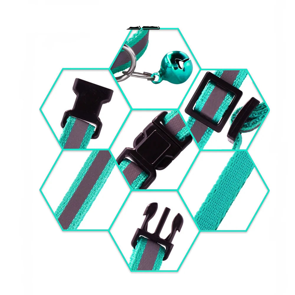 2Pcs Reflective Collars for Cats and Dogs