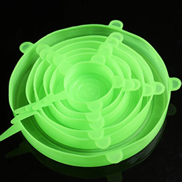Reusable Silicone Stretch Lids for Bowls