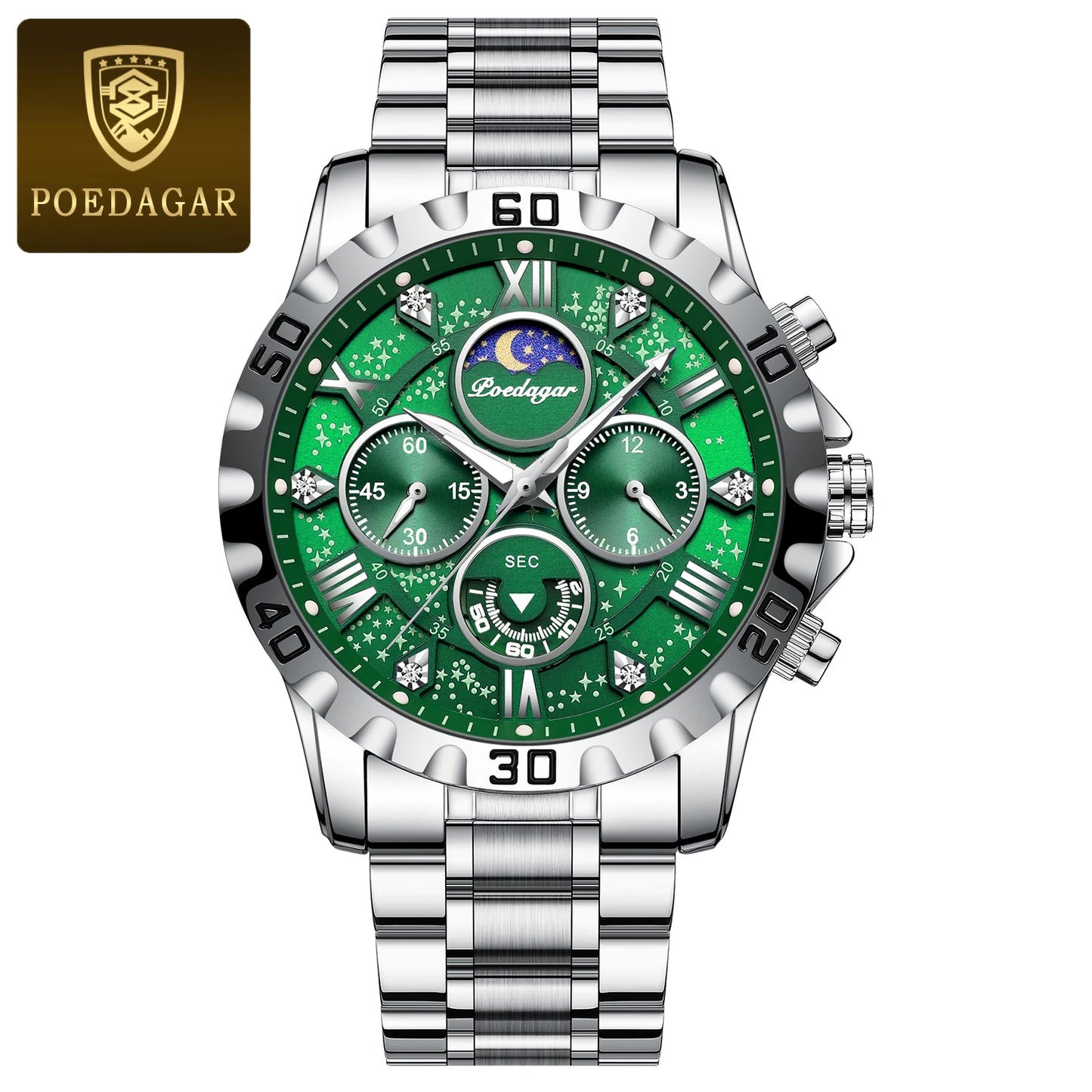 Luxury Stainless Steel Quartz Watch
