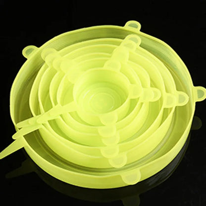 Reusable Silicone Stretch Lids for Bowls